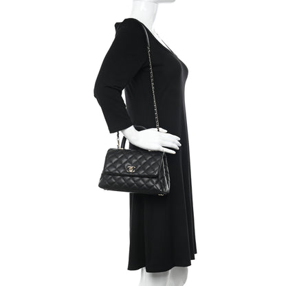 Chanel Caviar Quilted Mini Coco Handle Flap Black 2 of 9