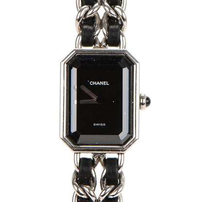 Chanel Stainless Steel Lambskin 20mm Chain Premiere Quartz Watch S 1 of 8