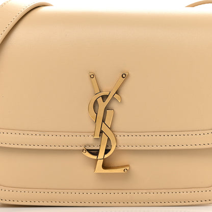 Saint Laurent Smooth Calfskin Small Solferino Satchel Ivory Natural 7 of 14