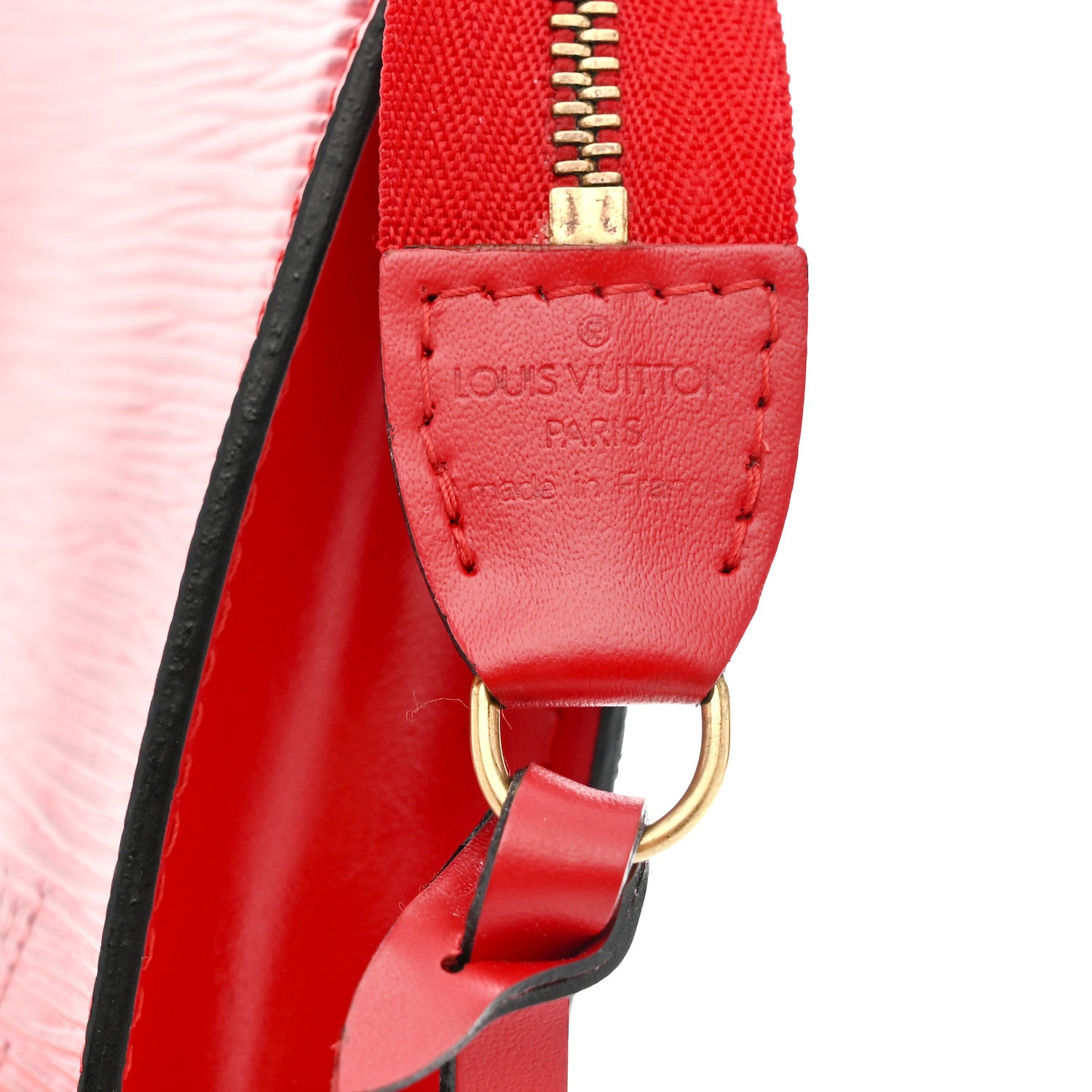 Louis Vuitton Epi Pochette Accessories 21 Castillan Red 6 of 10
