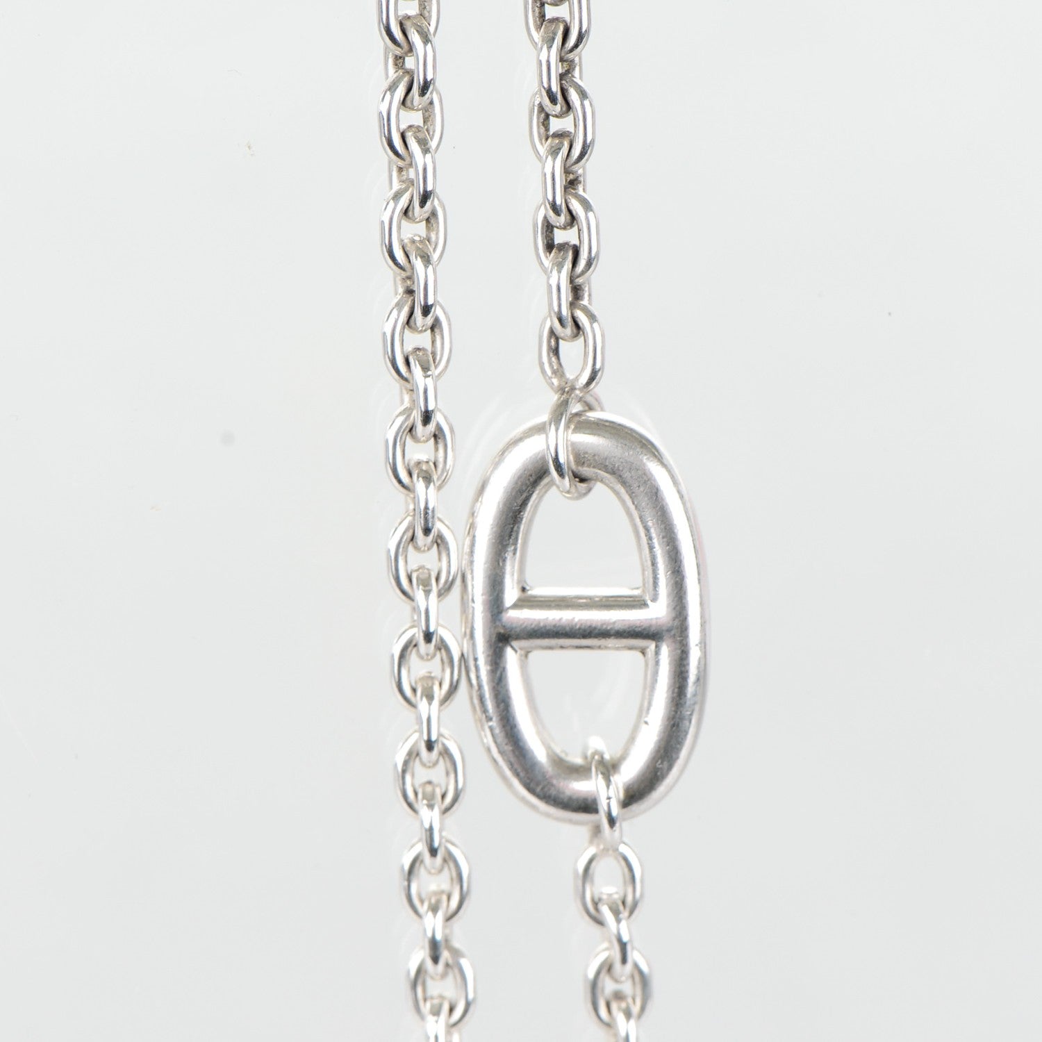 Hermes Sterling Silver Farandole Necklace 160 3 of 7