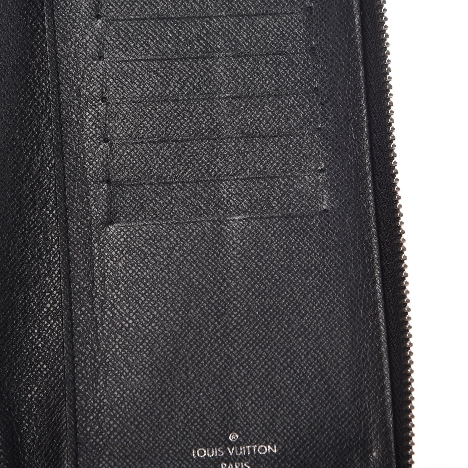 Louis Vuitton Taiga Vertical Zippy Wallet Ardoise 7 of 9