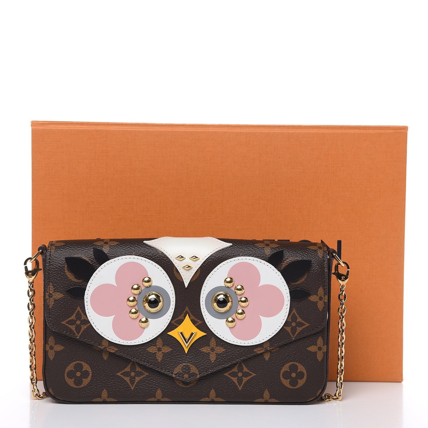 Monogram Lovely Birds Pochette Felicie Chain Wallet