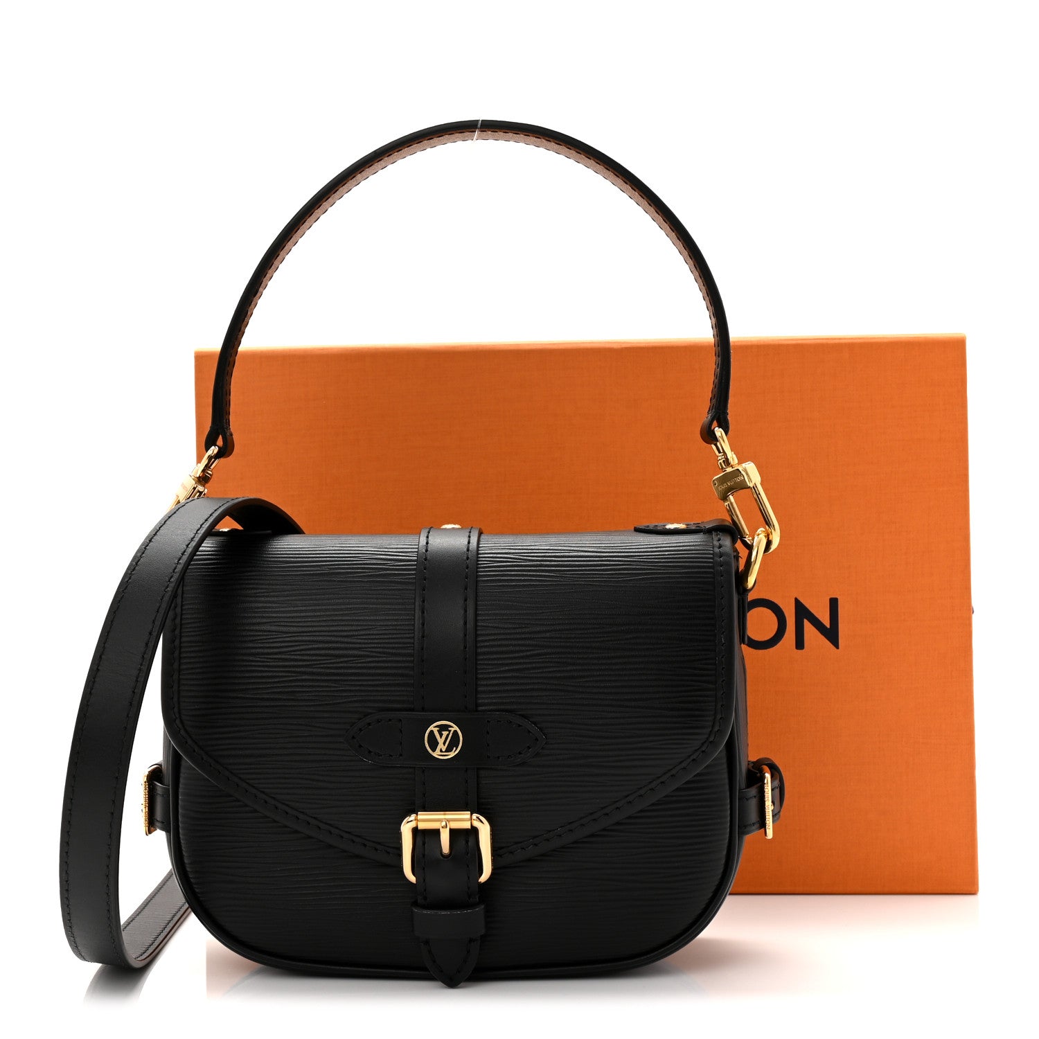 Louis Vuitton Epi Saumur BB Black 10 of 10