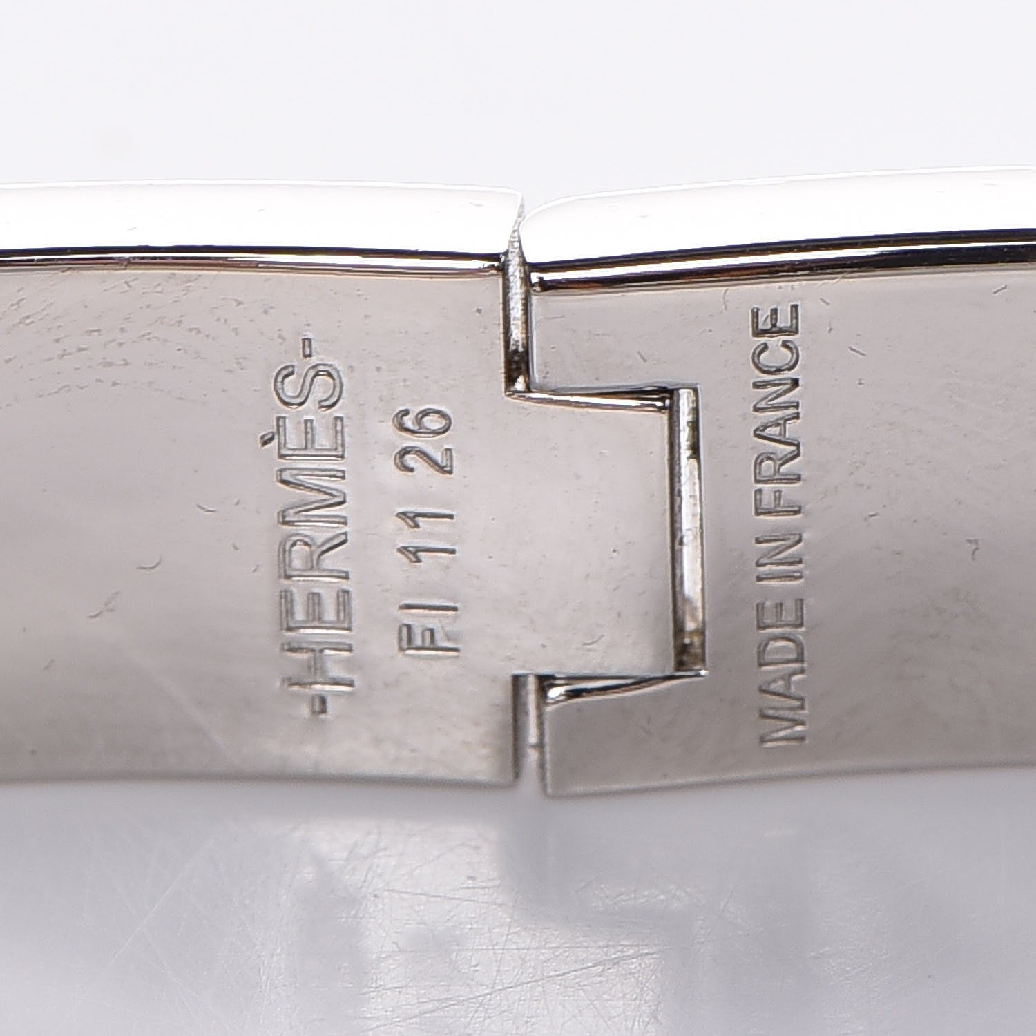 Hermes Matte Enamel Narrow Clic Clac HH Bracelet GM Colvert 5 of 6