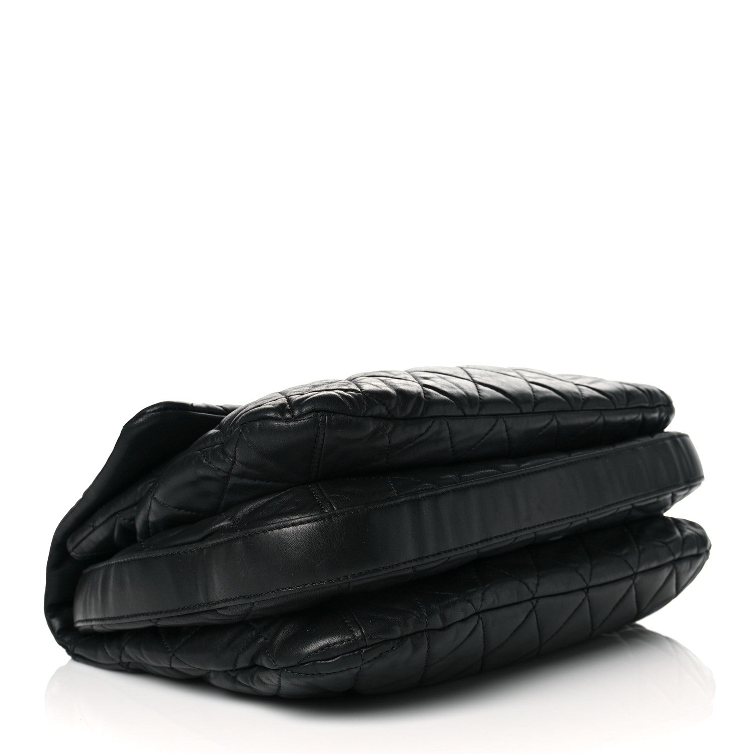 Chanel Lambskin Quilted Chanel 3 Maxi Flap Bag Black 4 of 14
