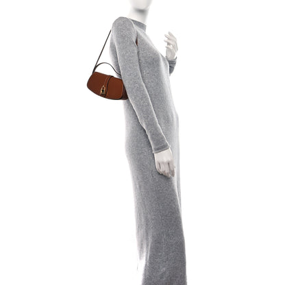 Celine Smooth Calfskin Tabou Clutch On Strap Tan 2 of 10