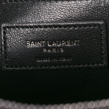 Saint Laurent Calfskin Heart Monogram Crossbody Black 6 of 12