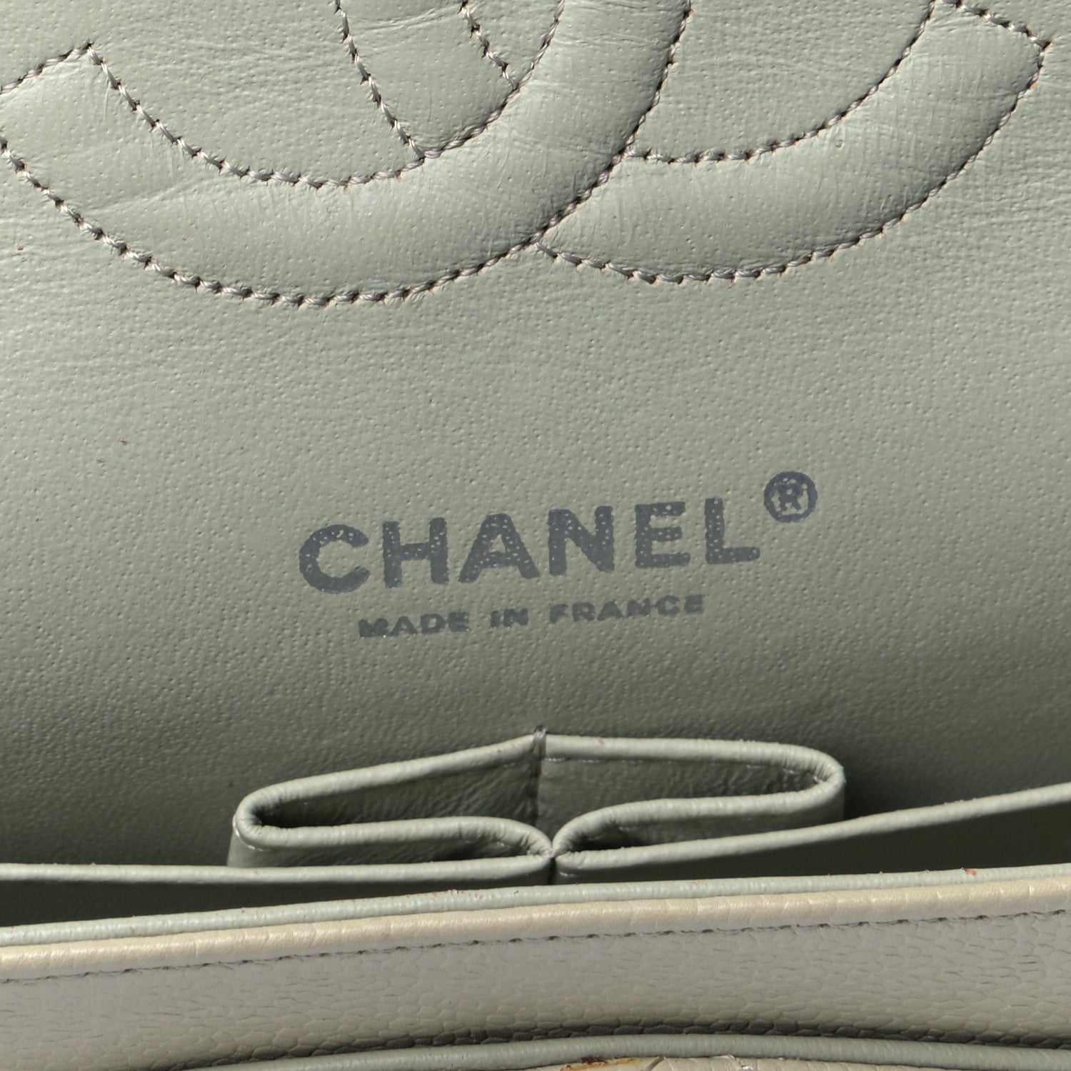 Chanel Caviar Quilted Medium Double Flap Light Green 5 of 6