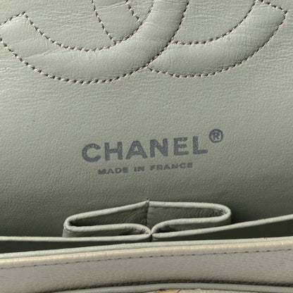 Chanel Caviar Quilted Medium Double Flap Light Green 5 of 6