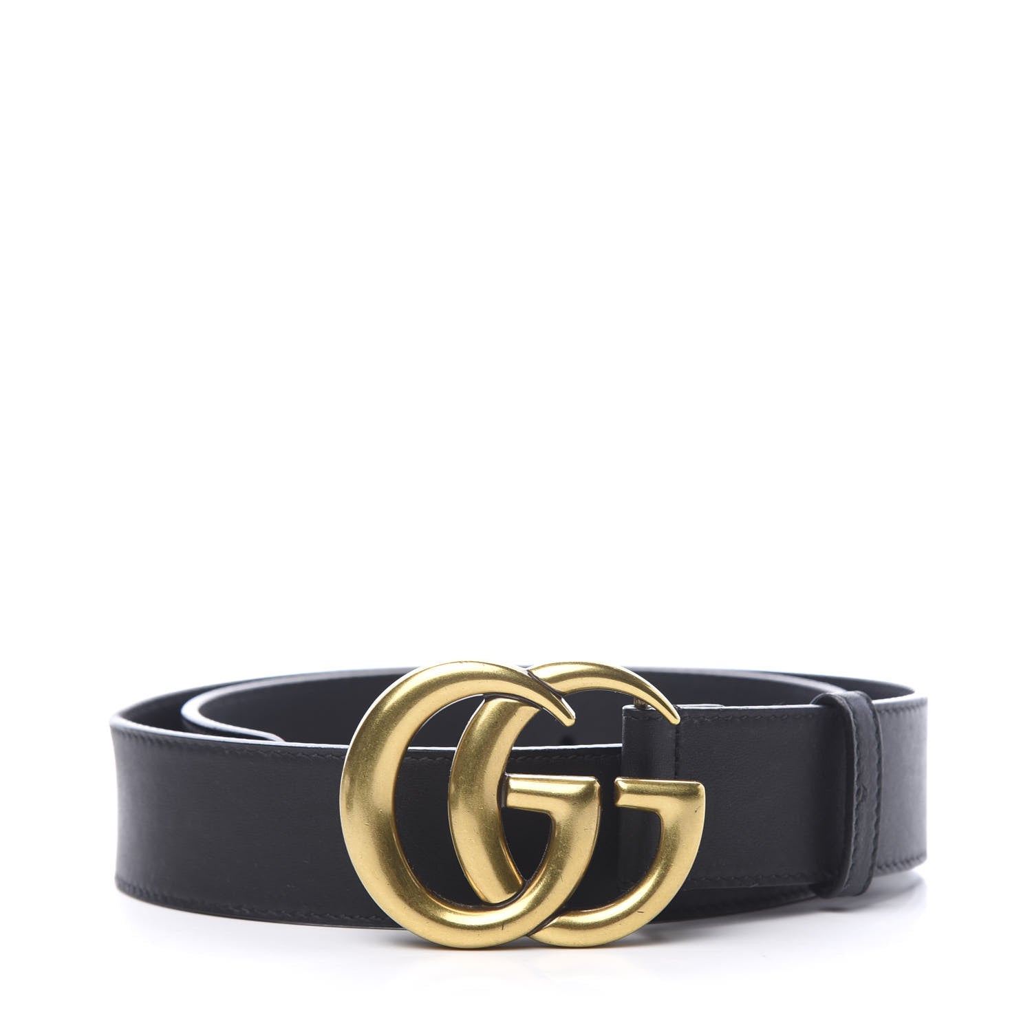 Gucci Calfskin Double G 40mm Belt 85 34 Black 1 of 6