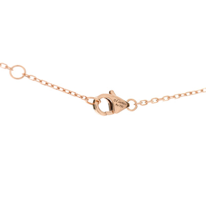 Cartier 18K Pink Gold Diamond Juste Un Clou Paved Pendant Necklace 4 of 6