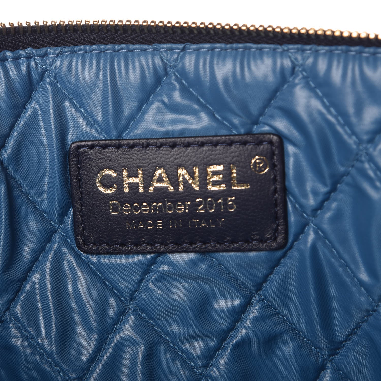 Chanel Lambskin Colorblock Cosmetic Case Multicolor 6 of 7