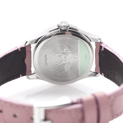 Gucci Stainless Steel Calfskin 27mm G-Timeless Quartz Watch Pink 5 of 8