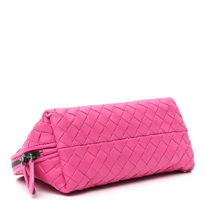 Bottega Veneta Nappa Intrecciato Cosmetic Pouch Rosa Shock 4 of 7