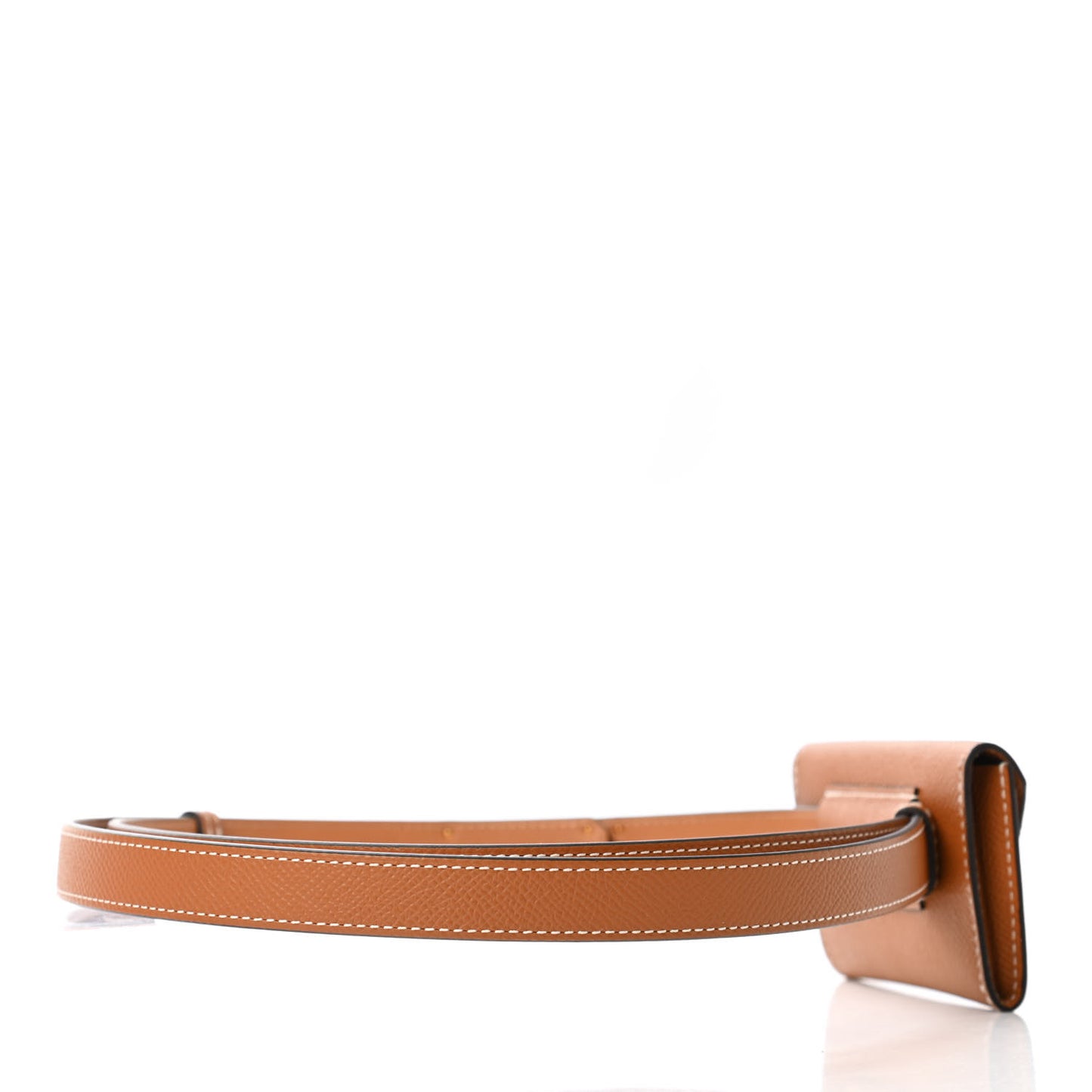 Epsom Kelly Pocket Belt Gold