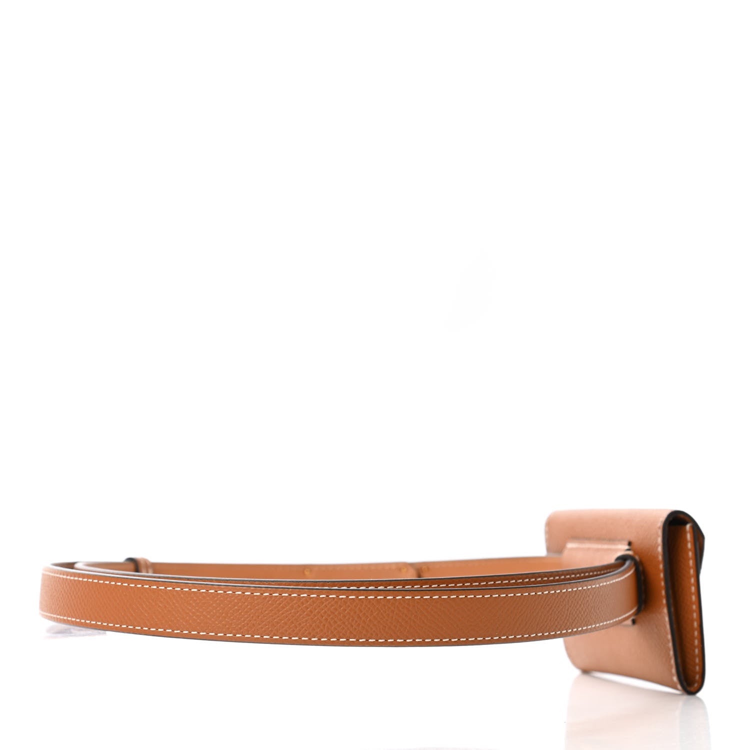 Hermes Epsom Kelly Pocket Belt Gold 2 of 4
