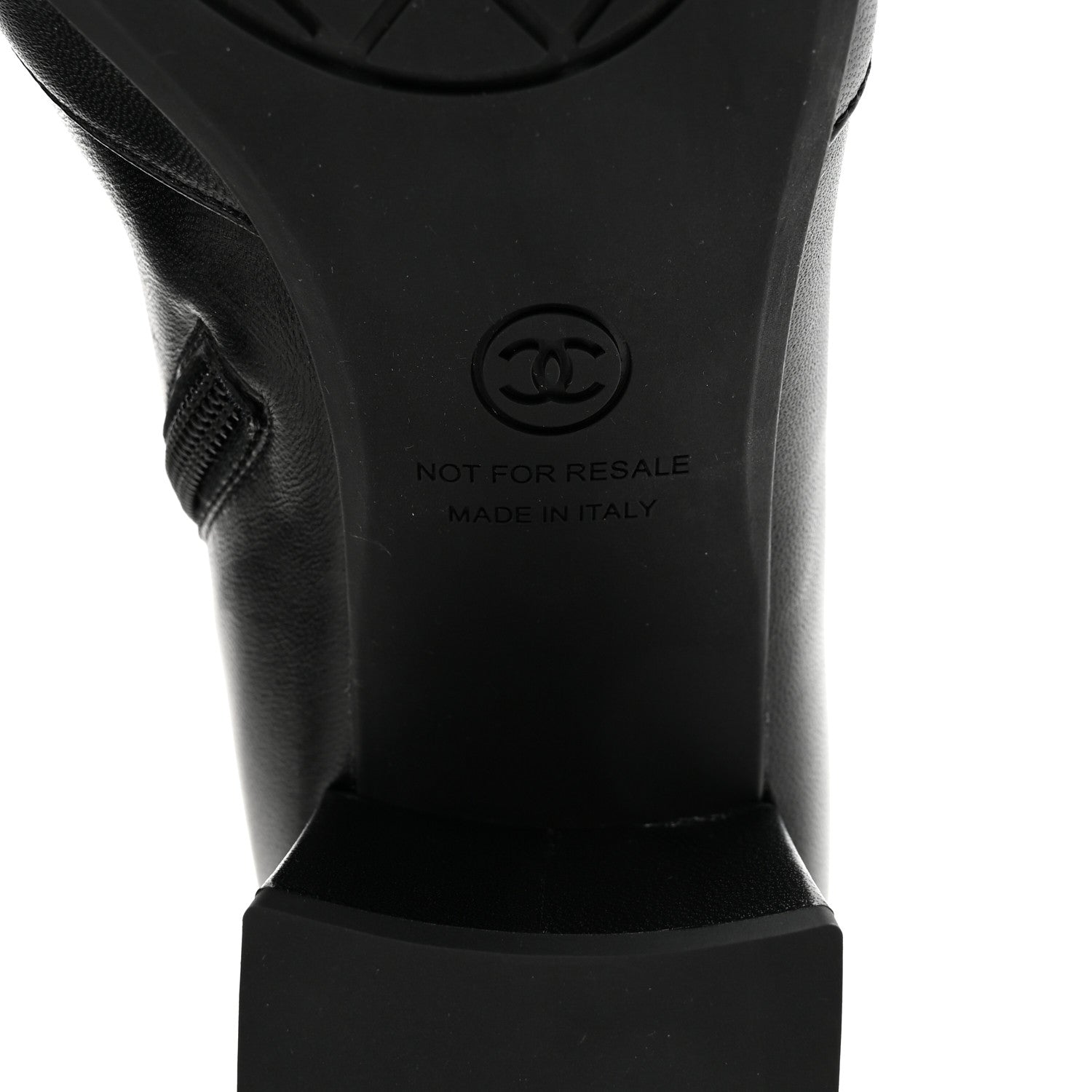 Chanel Stretch Lambskin Cap Toe CC Short Boots 40 Black 7 of 9