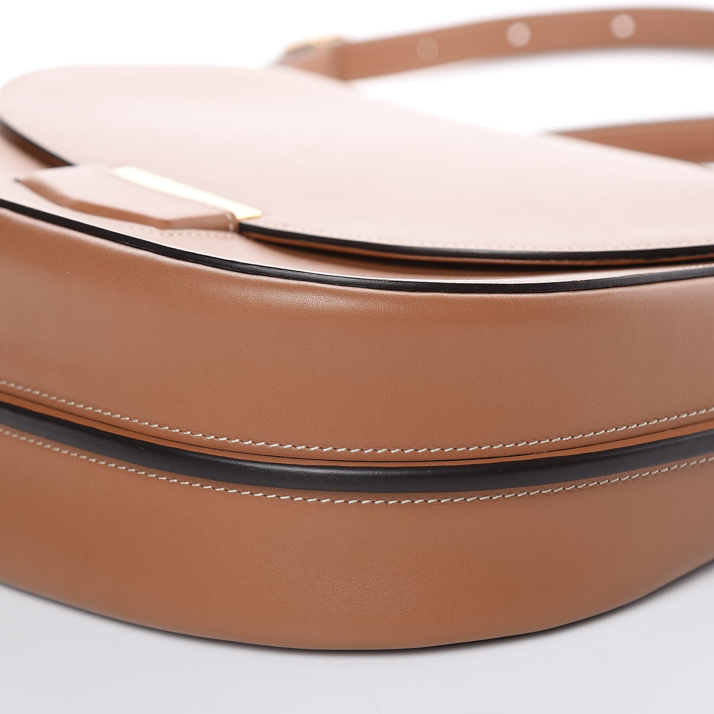 Palmelato Calfskin Medium Trotteur Tan