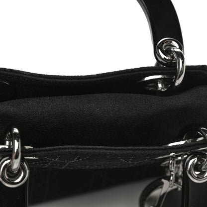 Christian Dior Canvas Studded Cannage Mini Lady Dior Black 18 of 18