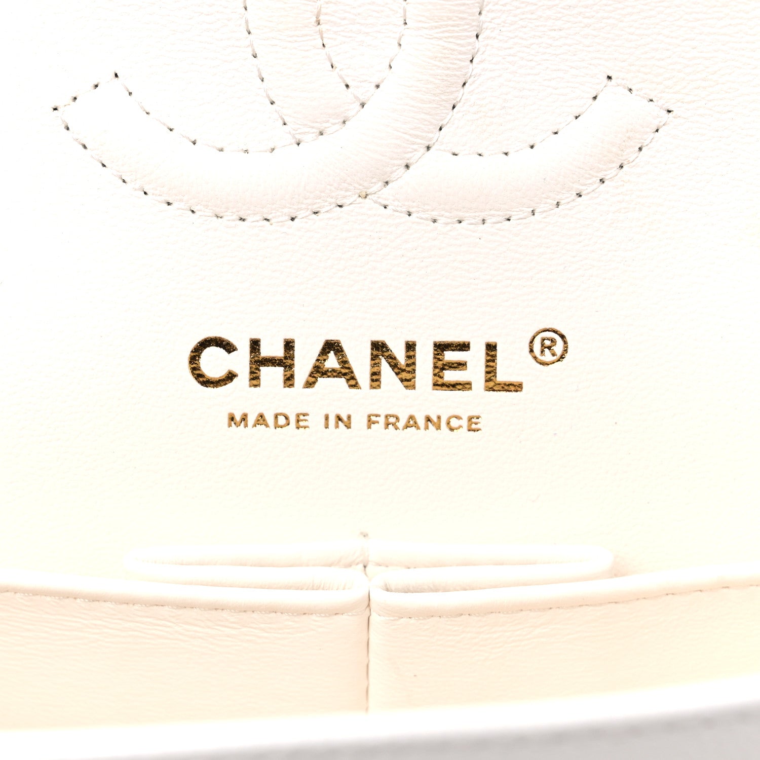 Chanel Caviar Quilted Small Double Flap White 6 of 10