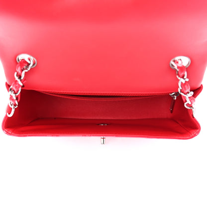 Chanel Patent Calfskin Quilted Mini Rectangular Flap Coral 5 of 12