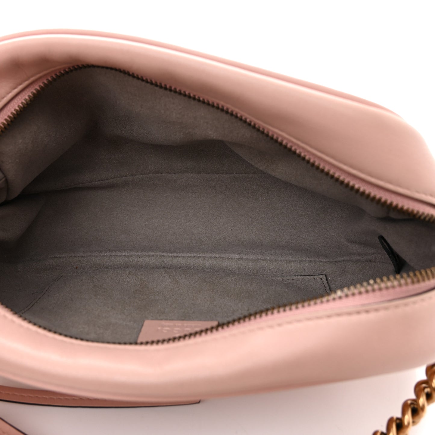 Calfskin Matelasse Small GG Marmont Chain Shoulder Bag Perfect Pink
