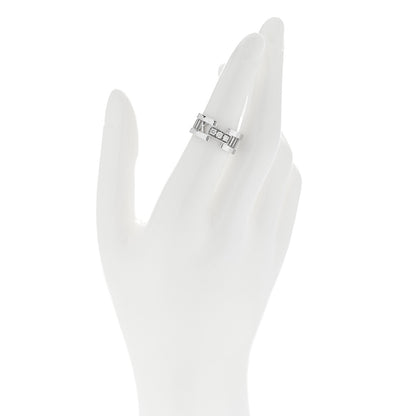 Tiffany 18K White Gold Diamond Open Atlas Ring 52 6 2 of 4