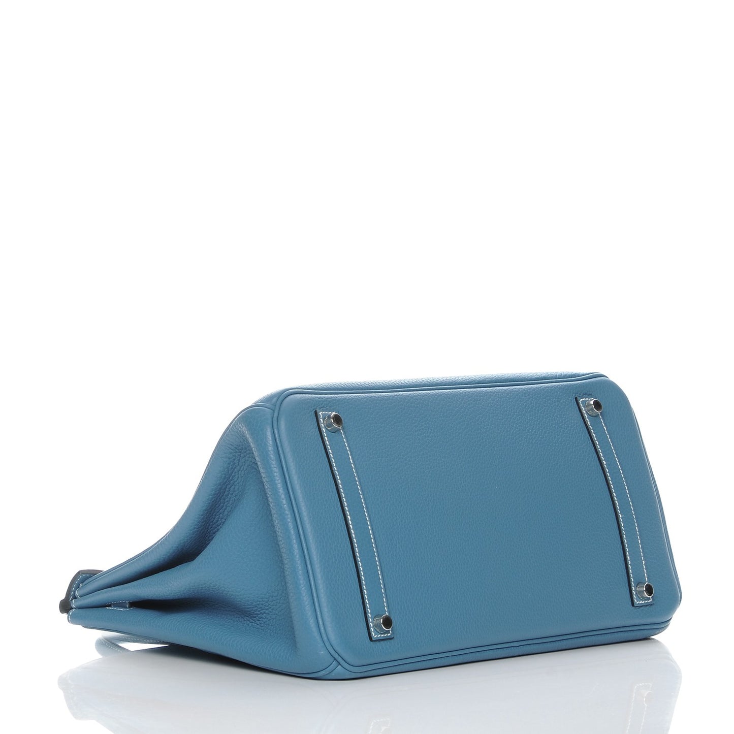 Taurillon Clemence Birkin 35 Blue Jean