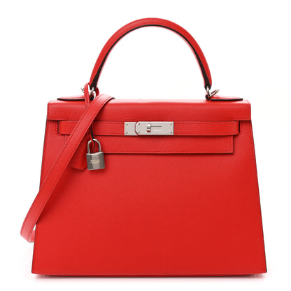 Hermes Epsom Kelly Sellier 28 Rouge de Coeur 1 of 12
