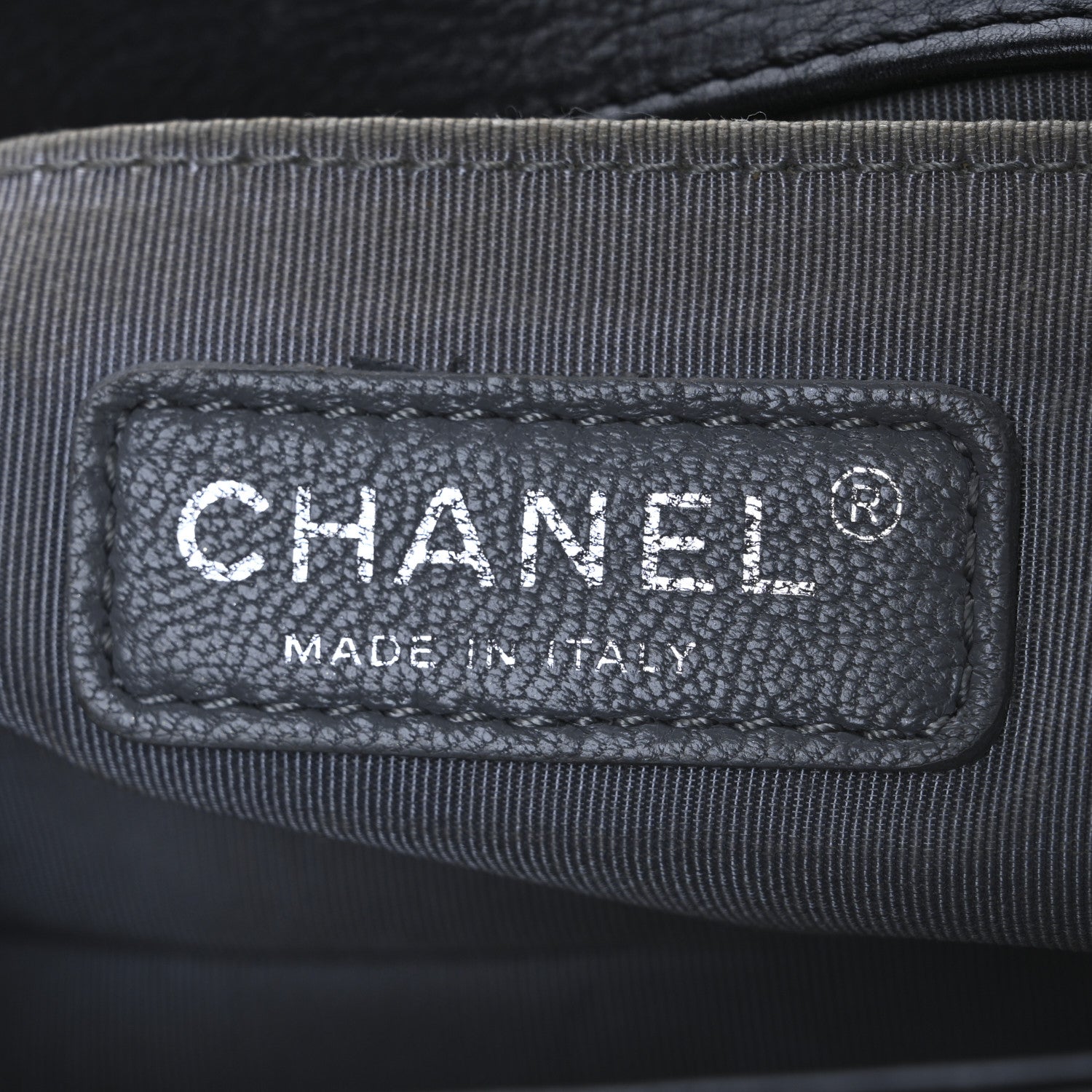 Chanel Calfskin Double Stitch Medium Boy Flap Black 6 of 12