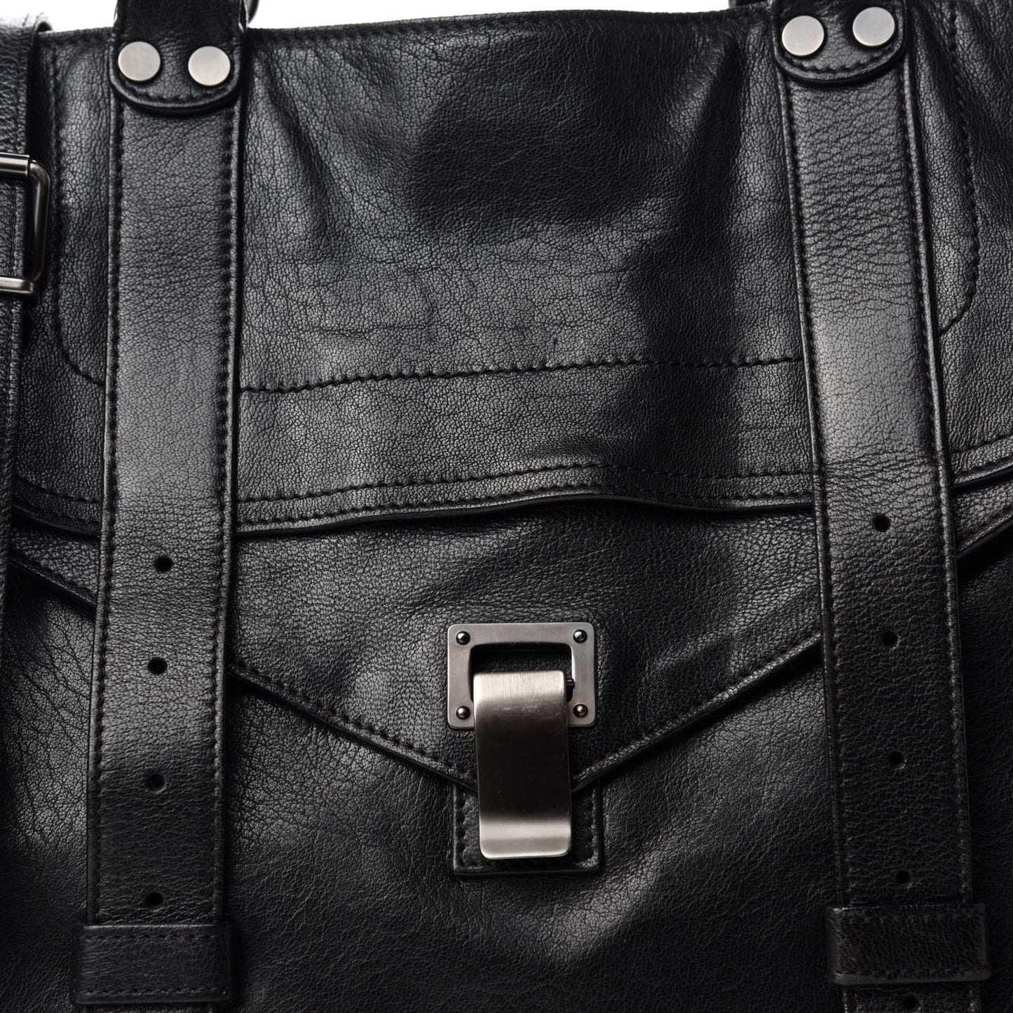 Lambskin PS1 Tote Black