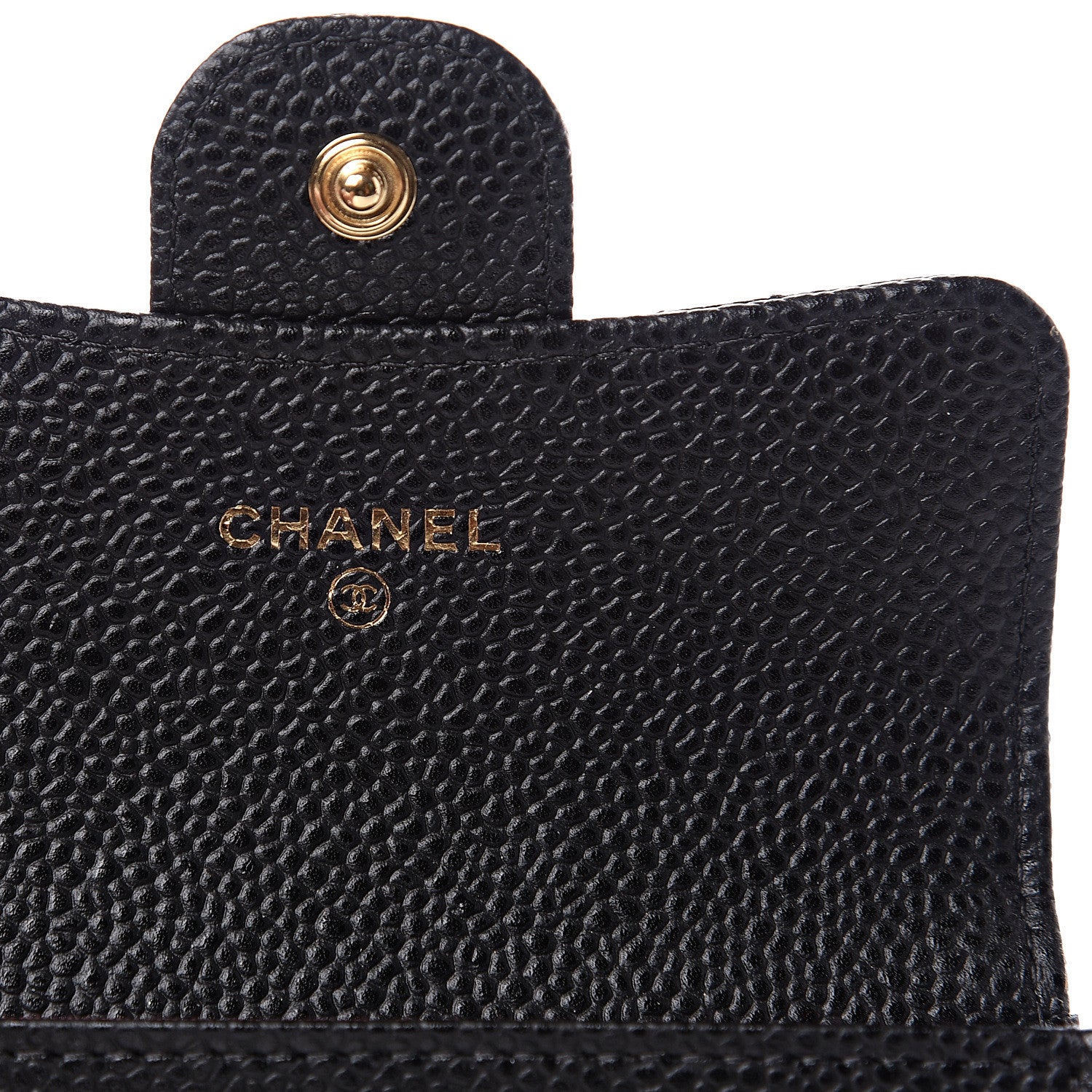 Chanel Caviar Quilted Flap Card Holder Black 5 of 11