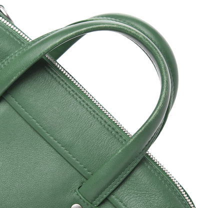 Balenciaga Shiny Day Calfskin S Triangle Duffle Vert Irlandais 12 of 13