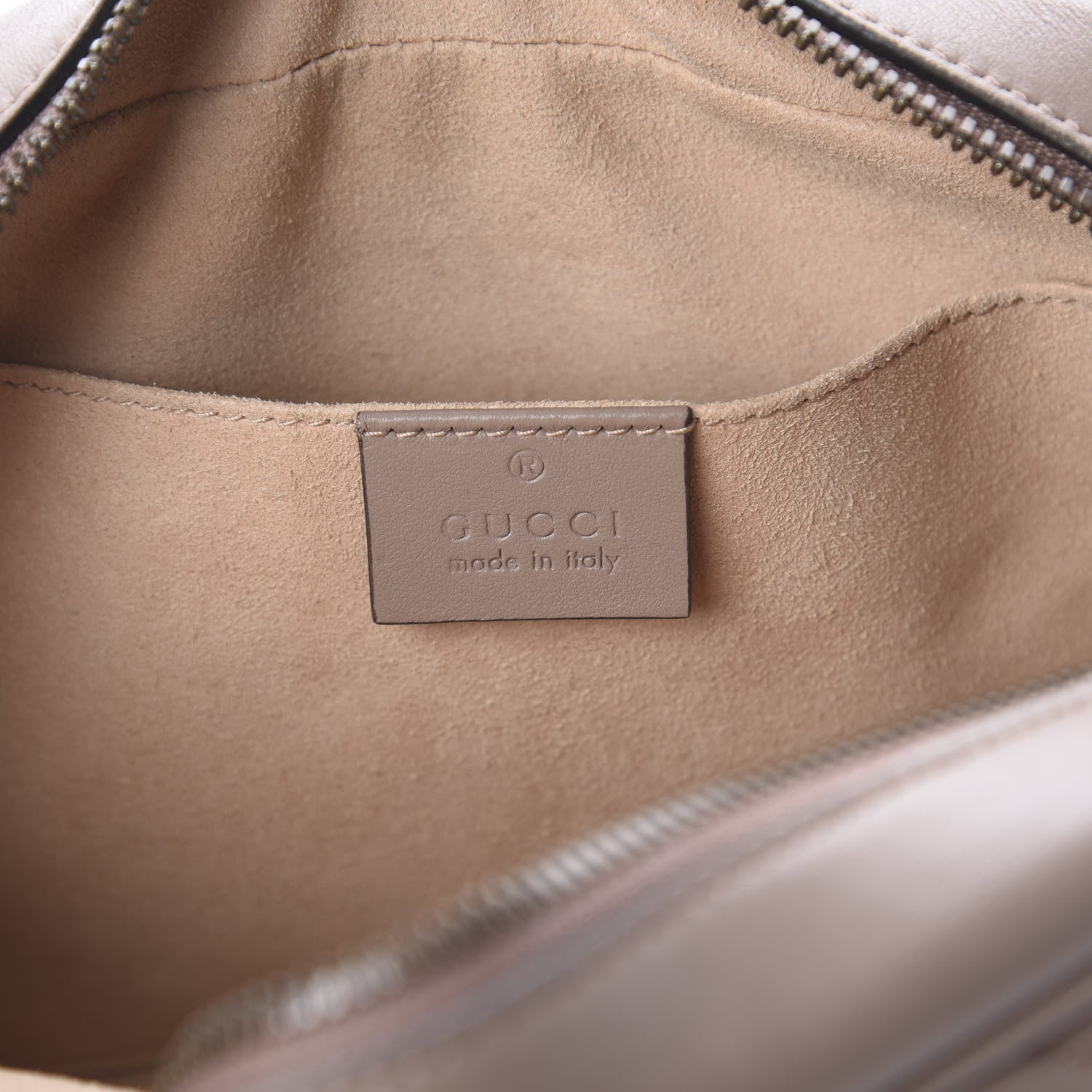 Gucci Calfskin Matelasse Small GG Marmont Chain Shoulder Bag Porcelain Rose 7 of 8