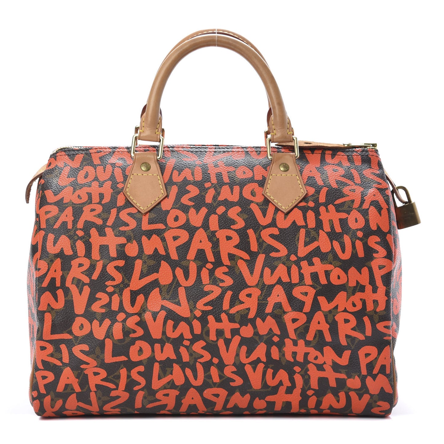 Monogram Graffiti Speedy 30 Orange