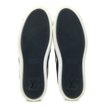 Louis Vuitton Monogram Denim Slip On Sneakers 36.5 Blue 5 of 8
