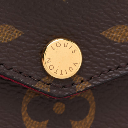 Louis Vuitton Monogram Pochette Felicie Chain Wallet Fuchsia 8 of 11