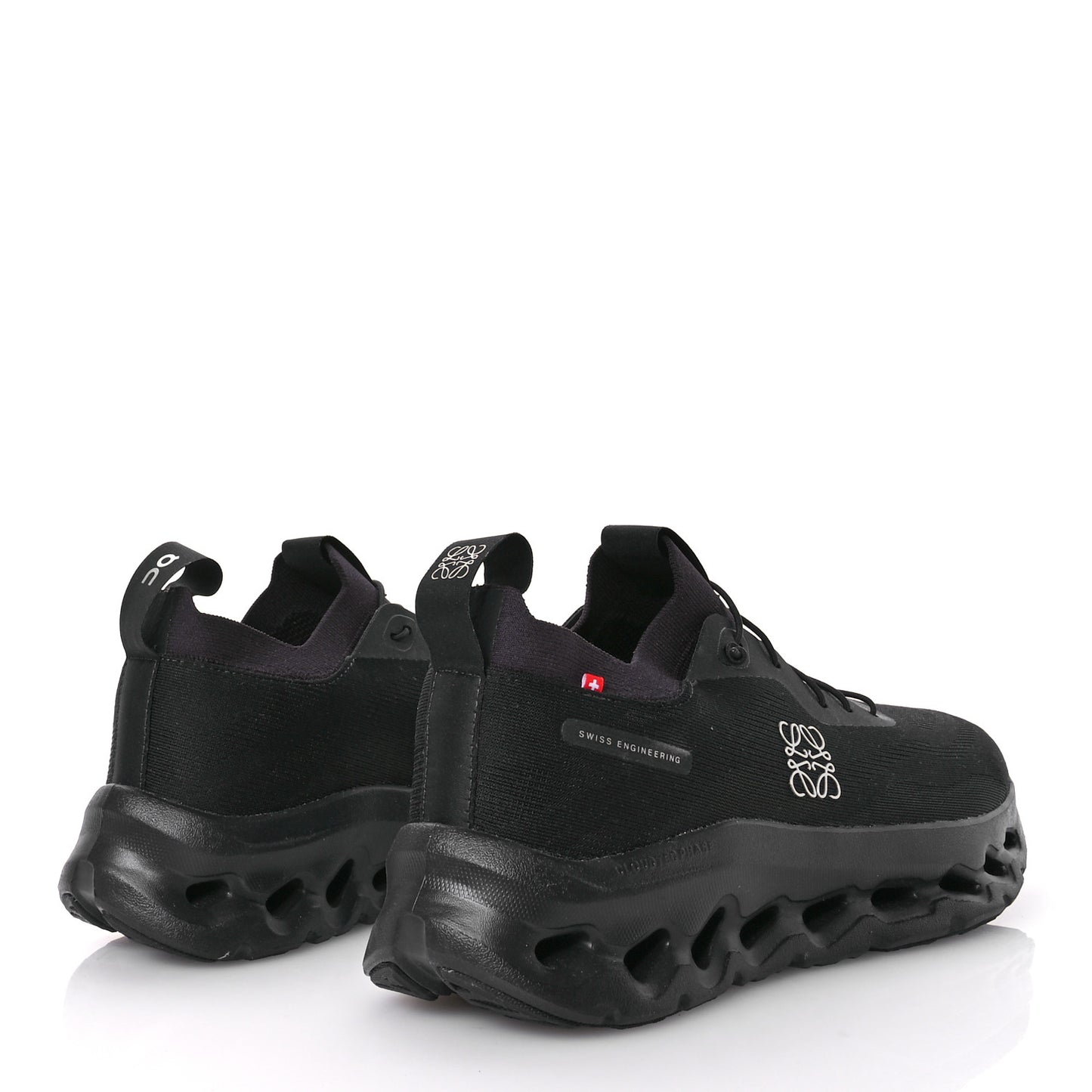 X ON Recycled Polyester Mens Cloudtilt Sneakers 43 Black