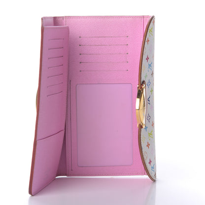 Louis Vuitton Monogram Multicolor Eugenie Wallet White Litchi 5 of 13