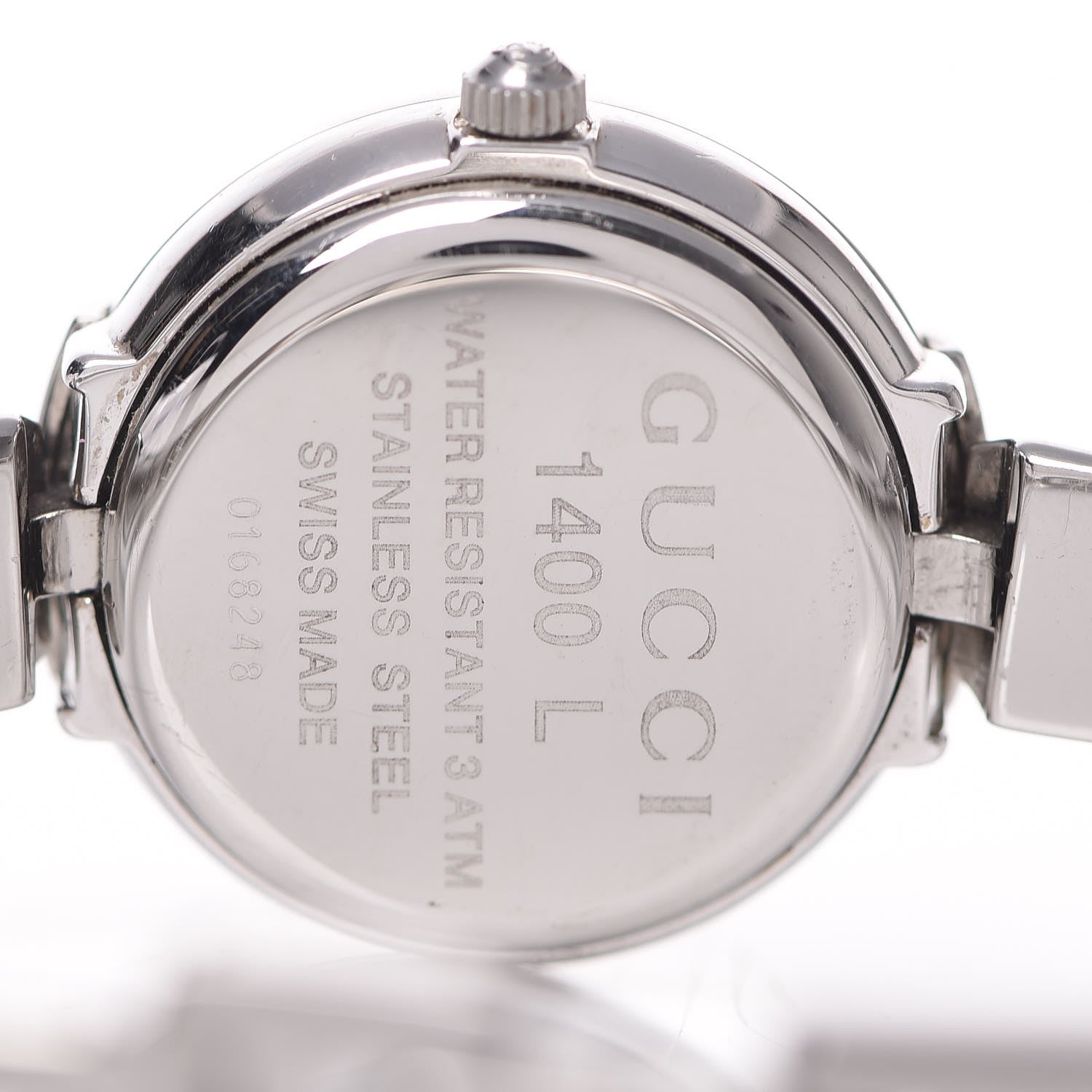 Gucci Stainless Steel 25mm 1400L Quartz Watch Black 7 of 9