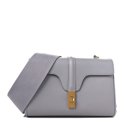 Celine Smooth Calfskin Teen Soft 16 Shoulder Bag Light Grey 1 of 10