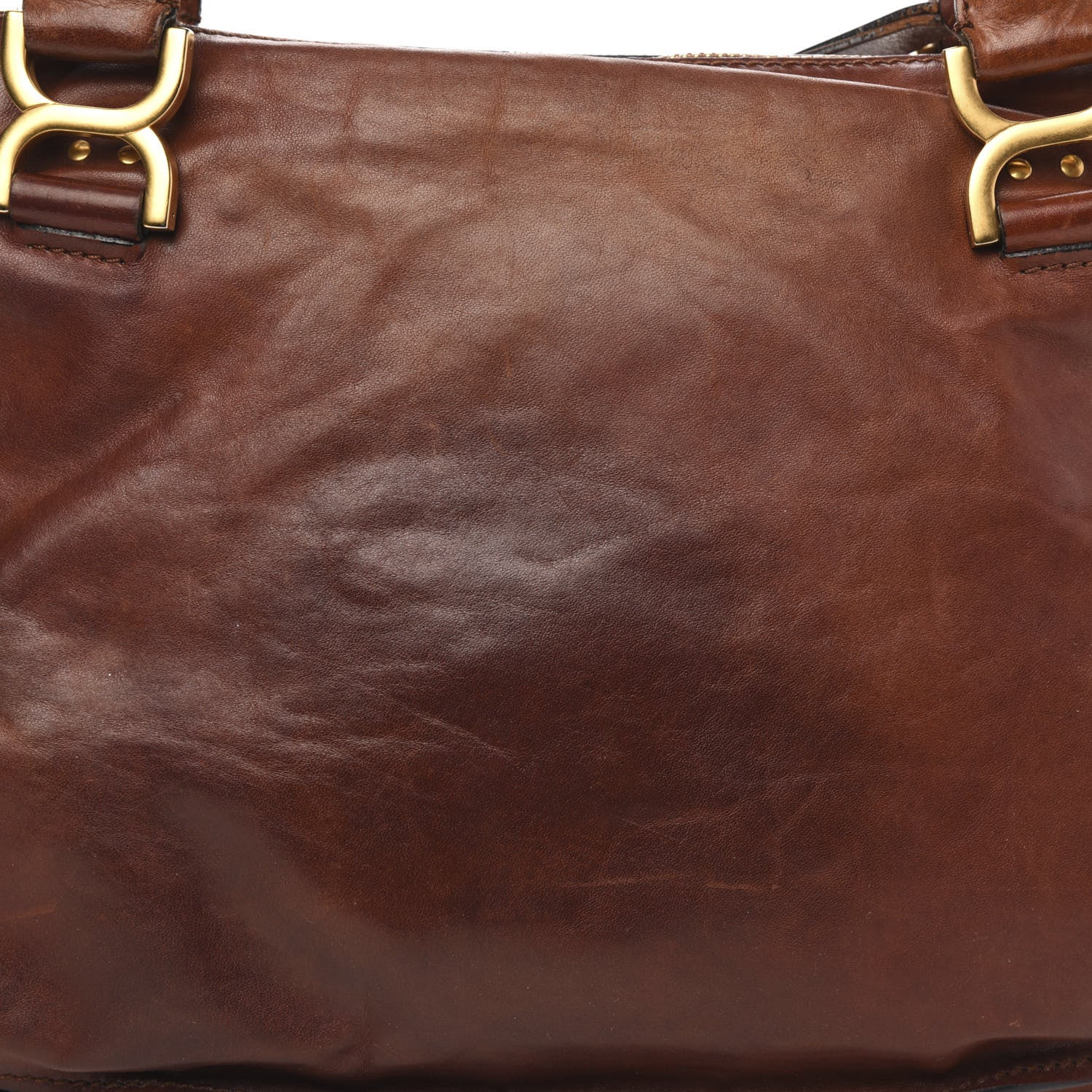 Chloe Calfskin Medium Marcie Satchel Mahogany 14 of 17