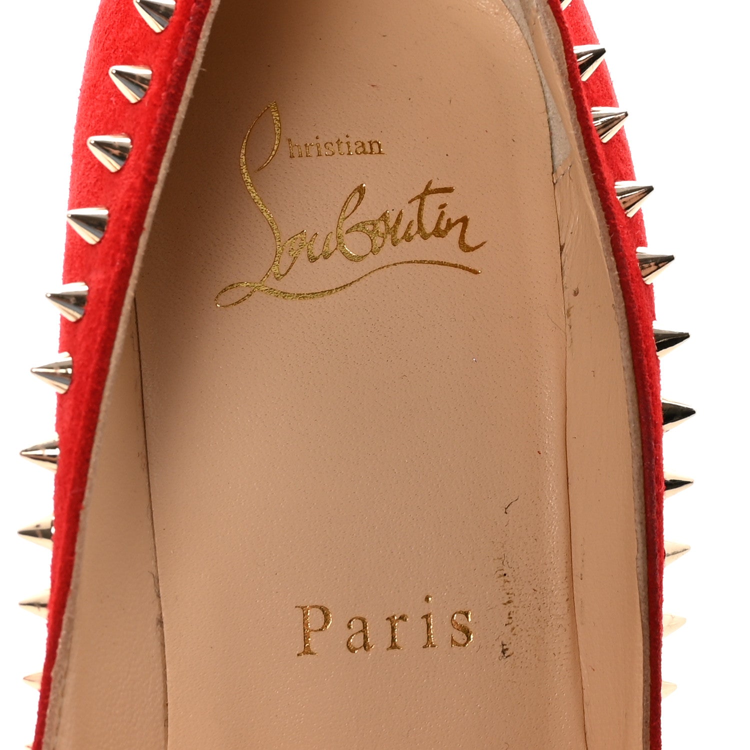 Christian Louboutin Veau Velours Anjalina 85 Pumps 35.5 Loubi