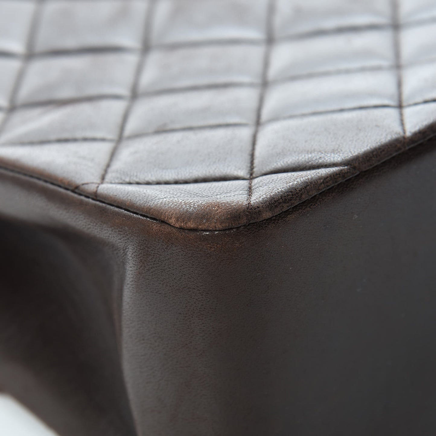 Lambskin XL Jumbo CC Single Flap Brown