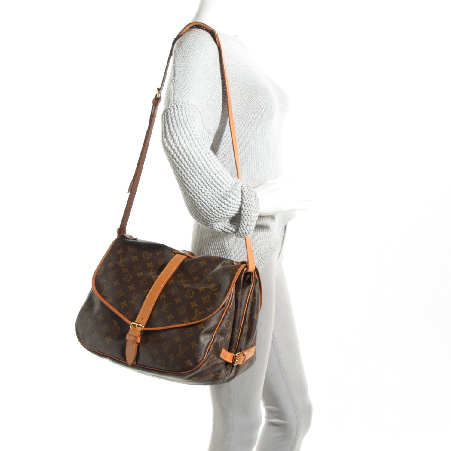 Louis Vuitton Monogram Saumur 35 2 of 7