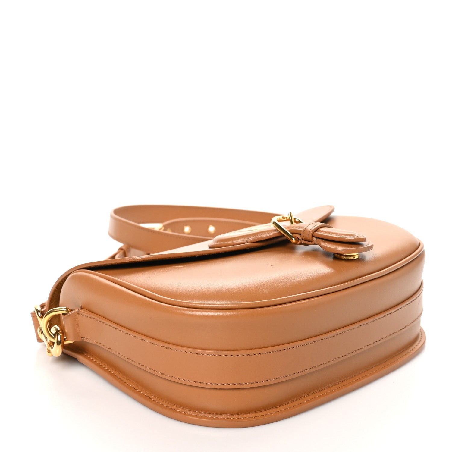 Christian Dior Box Calfskin Medium Bobby Flap Camel 4 of 11