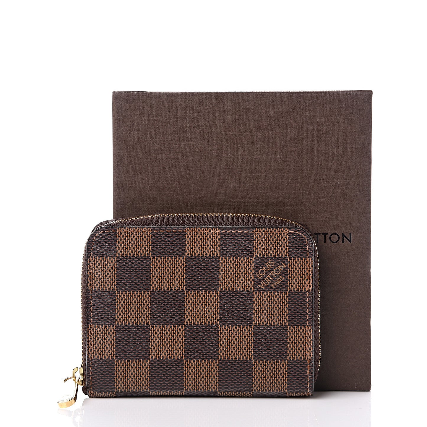 Damier Ebene Zippy Coin Purse