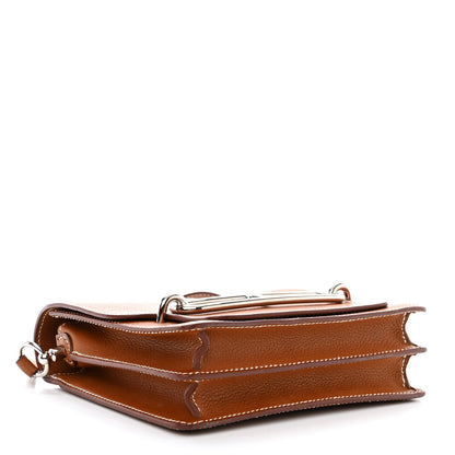 Hermes Barenia Faubourg Mini Sac Roulis Fauve 4 of 11