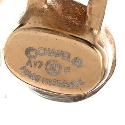 Chanel Pearl Coco Earrings Gold 4 of 5